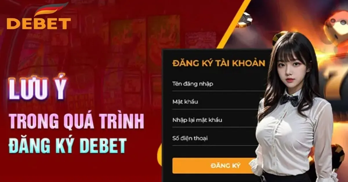 Lưu ý gì để tạo tài khoản Debet thành công?